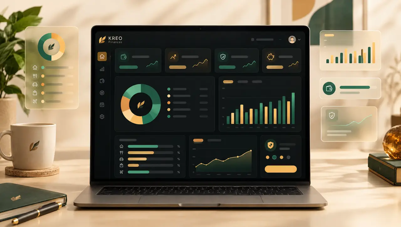 Dashboard de KREO Finanzas